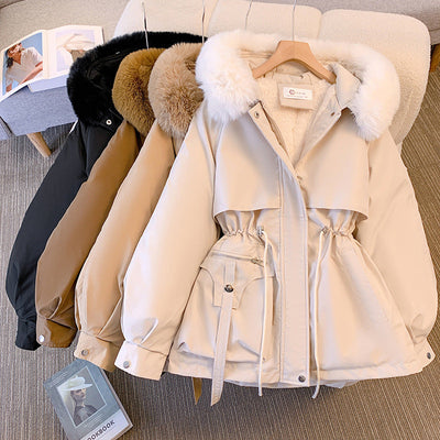 Winderose | Warmer Mantel mit Kordelzug