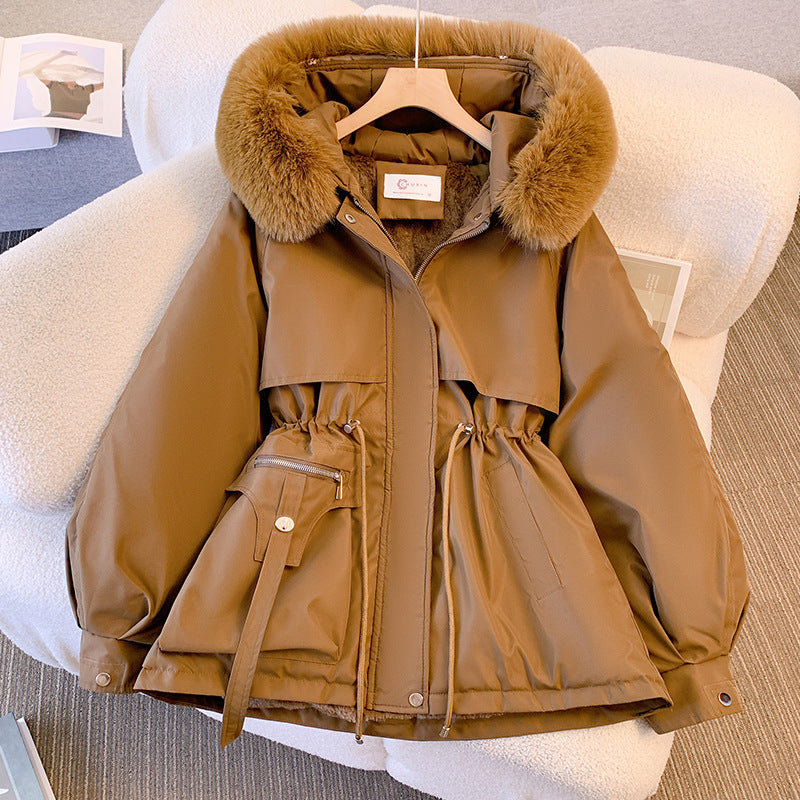 Winderose | Warmer Mantel mit Kordelzug