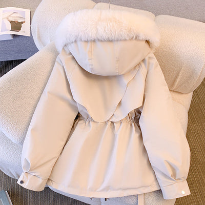 Winderose | Warmer Mantel mit Kordelzug