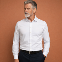 Faltenfreies Stretch-Hemd mit schlanker Passform für Herren | Julian – Weiß