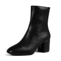 Damen Dirndl Schuhe | Mit Seitlichem Reißverschluss – Schwarz