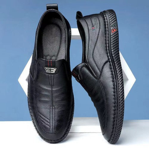 ALGER - LÄSSIGE GLATTLEDER-LOAFERS