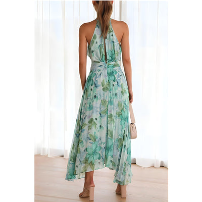 Josseline - Geblümtes Midikleid mit Falten