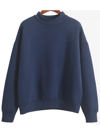 Yierlith | Sweatshirt mit Rundhalsausschnitt – Marine