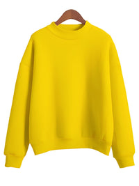 Yierlith | Sweatshirt mit Rundhalsausschnitt – Gelb