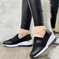 MK Slip-On Sneakers - Einfach zu tragende Sneakers für maximalen Komfort – Schwarz