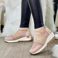 MK Slip-On Sneakers - Einfach zu tragende Sneakers für maximalen Komfort – Rosa
