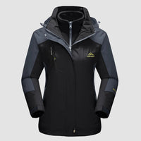MILLICENT - WASSERDICHTE 3-IN-1-JACKE – Grau