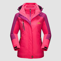 MILLICENT - WASSERDICHTE 3-IN-1-JACKE – Dunkelpink