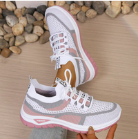 Camilla | Stylische Sneaker für Damen – Weiß-Rosa