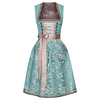 Damen Mini Oktoberfest Dirndlkleid – Grün