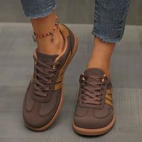 Lia - Bequeme Damen-Sneaker – Braun