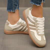 Lia - Bequeme Damen-Sneaker – Gold