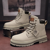 Warme Herren Winterstiefel – Grau