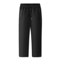 Winddichte, warm gefütterte Herren-Freizeithose – Schwarz 2