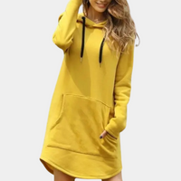 Damen Oversize Hoodie - Weich und Modisch – Gelb