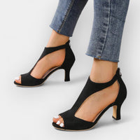 Elegante Orthopädische Damen Sandalen – Schwarz