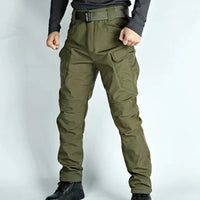Robuste und wasserabweisende Herren-Outdoorhose – Grün