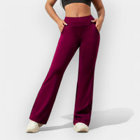 Bequeme Stretch Damen Hose – Bordeaux