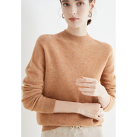 Saylith | Kaschmir-Strickpullover für Damen – Gold