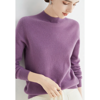 Saylith | Kaschmir-Strickpullover für Damen – Lila