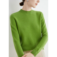Saylith | Kaschmir-Strickpullover für Damen – Hellgrün