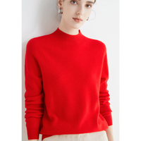 Saylith | Kaschmir-Strickpullover für Damen – Rot