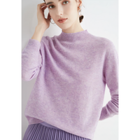 Saylith | Kaschmir-Strickpullover für Damen – Lavendel