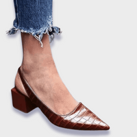 Orthopädische Damen Pumps Comfort Premium – Dunkelbraun