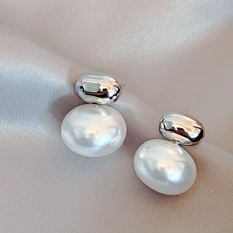 Vintage Perlen Ohrringe Damen Schmuck