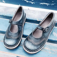 Orthopädische Damen Slipper Mokassins – Marine