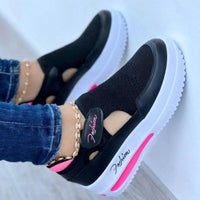 Damen Komfort Sneaker für jeden Anlass – Schwarz