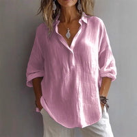 Elegante Casual Damen Bluse – Rosa