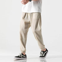 Yoko | Bequeme Japanische Hose – Beige