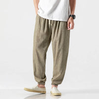 Yoko | Bequeme Japanische Hose – Khaki