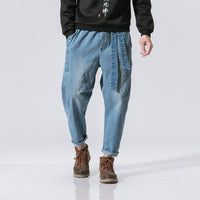 Yori | Bequeme Denim-Hose – Blau