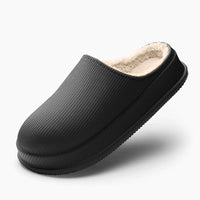 Nicole - Bequeme und warme Sandalen – Schwarz