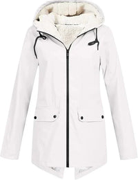 AMELIA - Outdoor-Regenmantel für Damen – Weiß