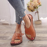 Elegante Damen-Sommersandalen mit Komfort-Sohle – Braun