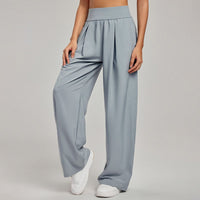 Elegante Damen Seidenhose – Grau