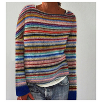 Damen Warmer Winterpullover | Bequem und Kuschelig – Mehrfarbig