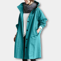 Damen Softshelljacke mit Kapuze - Winddicht & Wasserfest – Nordpolblau