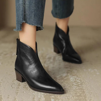 Elegante Damen Stiefeletten – Schwarz
