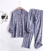 Bequemes Damen Pyjama-Set mit lebendigen Mustern | Zweiteiler – Cartoon-Druck
