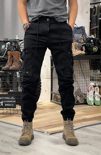 Levi™ | Premium Stretch Cargohose – Schwarz(mit Taschen)