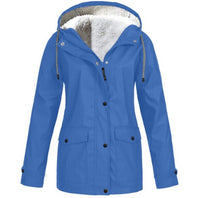 Damen Outdoor Jacke | Wasserdicht, Winddicht & Warmfutter – Blau