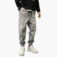 Lässige Herren Stoffhose – Grau