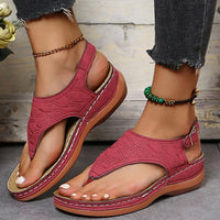 Sandalen Paris - Handgefertigte Kollektion – Rot