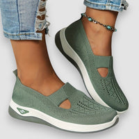 ZenStep | Leichte Orthopädische Slip-On Sneaker für Damen – Grün