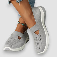 ZenStep | Leichte Orthopädische Slip-On Sneaker für Damen – Grau
